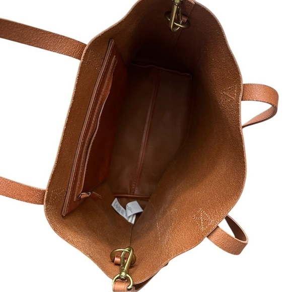 Madewell Leather Transport Tote Cognac - Picture 3 of 7